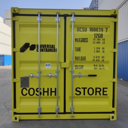 New 10ft COSHH Chemical Store Container